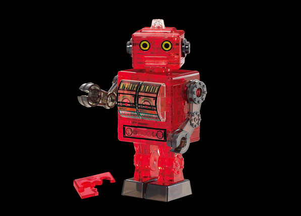 50202(39片3D立體造型拼圖 機器人 紅色)