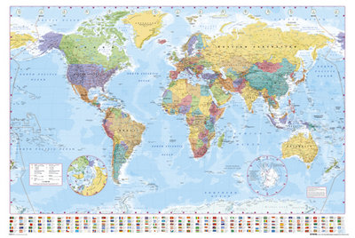 GN0214(世界地圖)